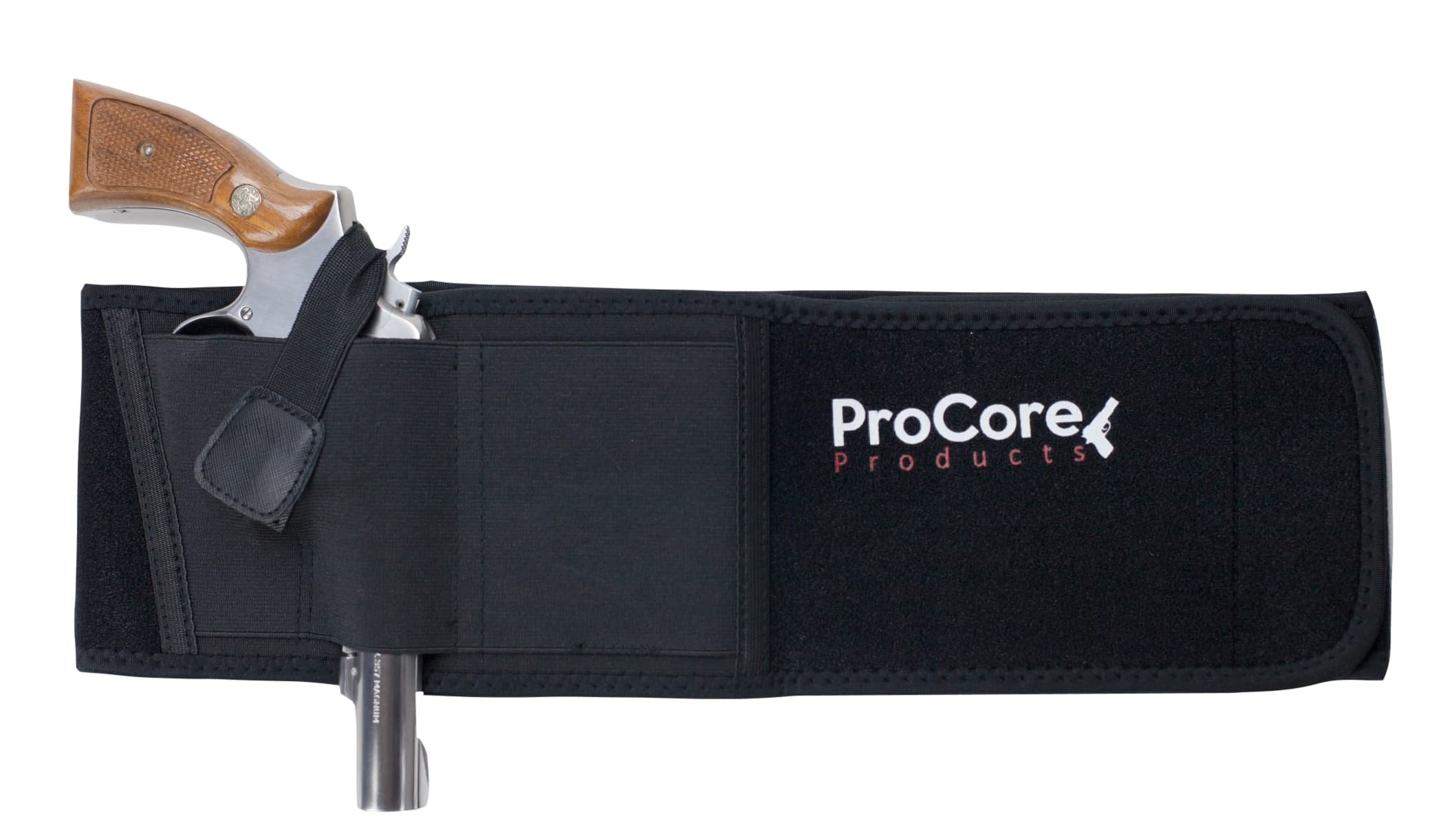ProCore Belly Band Holster For Concealed Carry Waistband CCW Pistol Handgun Magazine Holder