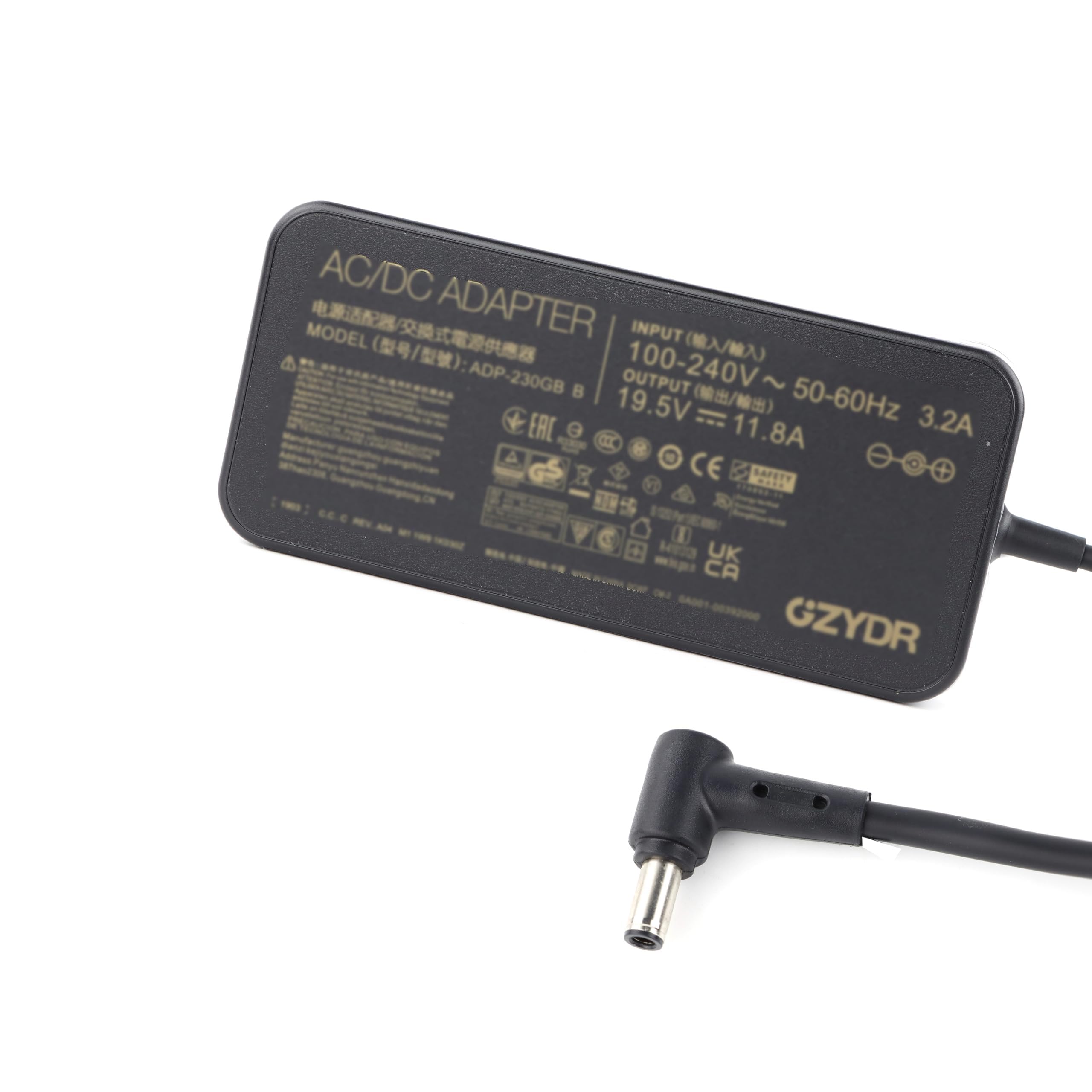New 230W 19.5V 11.8A AC Charger for Asus ROG Zephyrus S GX701GX GX701GW GX701GV ROG Strix Scar II GL704GM-DH74 GL703GM-DS74 ADP-230GB B Gaming Laptop