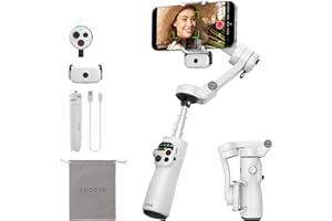 ZHIYUN Smooth Q5 Ultra Combo [Official] Gimbal Stabilizer for iPhone, Phone Gimbal with AI Tracker, Detachable Voice Remote C