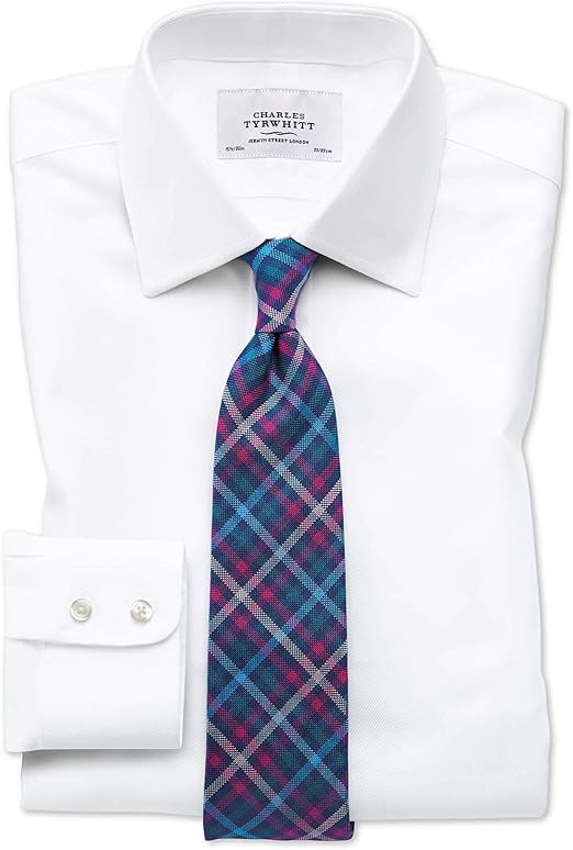 Charles Tyrwhitt Classic Fit Egyptian Cotton Cavalry Twill White Formal