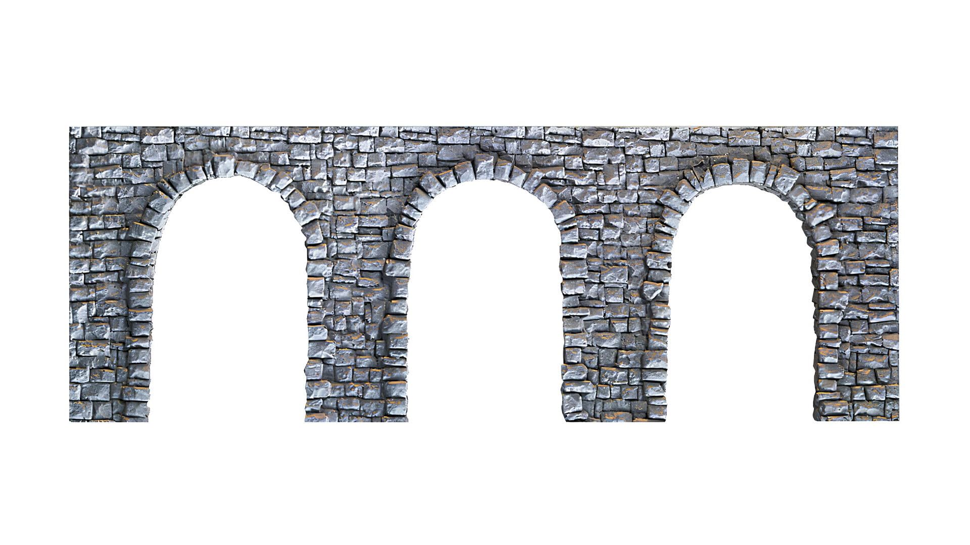 Noch 58260 27 x 10 cm Quarrystone Arcade Landscape Modelling