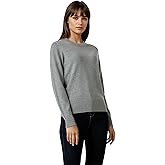Women’s 100% Pure Cashmere Sweater – Grade A Mongolian Cashmere, Soft Crew Neck Pullover for Women, Warm Classic Fit