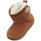 JIASUQI Baby Toddler Boots Warm Winter Boots Slippers for Toddler Boys Girls
