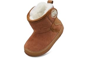 JIASUQI Baby Toddler Boots Warm Winter Boots Slippers for Toddler Boys Girls