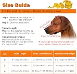 Ownpets Adjustable Dog Muzzle with Movable Cover Beige Large to Small Breeds view 6