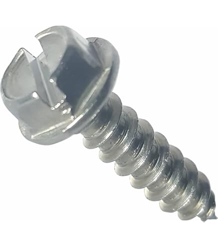 OAUTOO 30pcs M6.3-1.8 x 20mm (#14 x 25/32”) Hex Washer Head