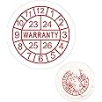 360 pcs Fragile Paper Stickers Warranty Void Seal Tear Invalid Electronic Product Date Tamper-Proof Sticker 0.25 inch