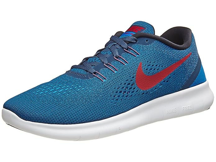 nike running shoes blue and red