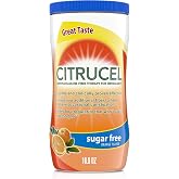 Citrucel Powder Fiber Therapy for Occasional Constipation Relief, 16.9 oz | Sugar Free, Methylcellulose Fiber Therapy for Irregularity That Won't Cause Gas, Orange Flavor