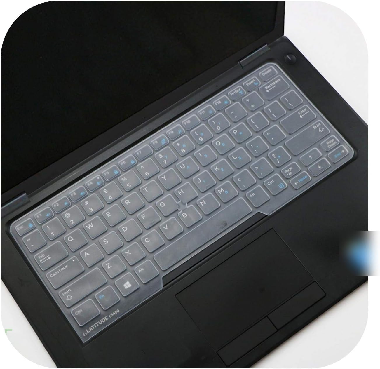 Laptop Keyboard Cover Skin for Dell Latitude 5480 5490 7490 3340 E3340 E5490 5491 E5491 E5450 E5470 E7450 E7470 7480 E7480-Clear-