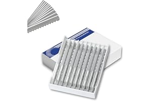 XE 10 Pcs Stainless Steel Hair Styling Feather Razor Edges for Barber Use – Ideal Texturizing Edges for Thinning Razor