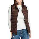 Alpine Swiss Jodie Womens Puffer Vest Down Alternate Insulated Vest Jacket Packable Layering Outerwear Windproof Zip Pockets