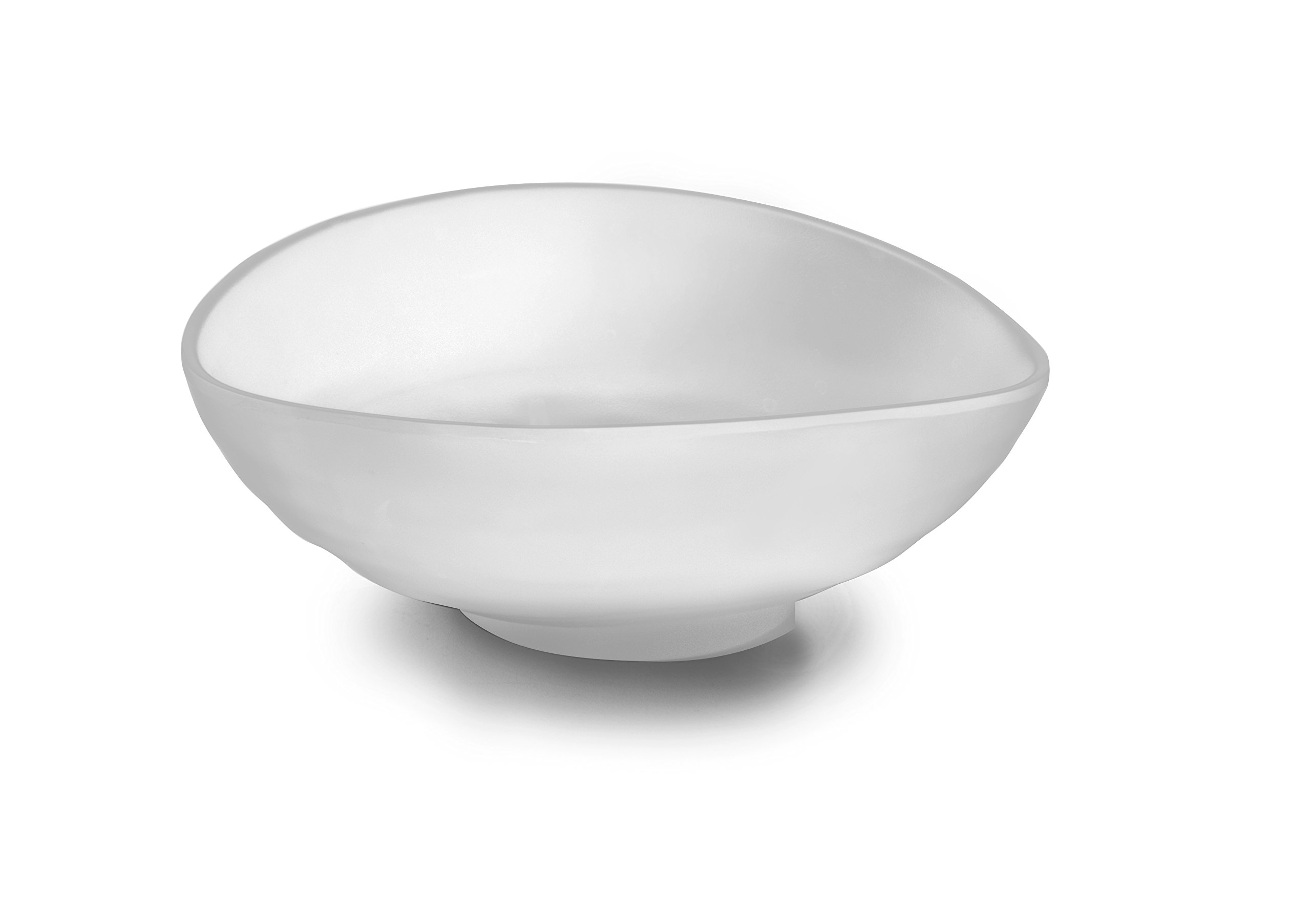 Lacor 63269 Oval Melamine Bowl, 24 x 20 x 7 cm, White