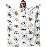 REETOOK Soft Eye Gifts for Women, Eye Blanket for Men, Eye Blanket for Sofa Couch Bed, Cozy Birthday Gifts for Him, Warm Decorative Blankets for Travel, Gift for Christmas Thanksgiving 40x50