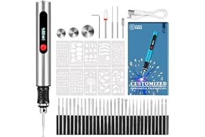 Kaibced Engraving Pen for All Materials, Ultimate Cordless Portable Tool for Artists & DIYers, Portable Rotary Engraver Machi