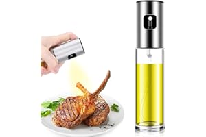 MISSOLO 100ml Olive Oil Mister Sprayer Bottle - Cooking Spray Dispenser for Air Fryers, Baking, Roasting, Frying - Kitchen Gadget Accessory