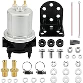 P4600HP Universal Electric Fuel Pump, Rotary Vane Pump Compatible with Agricultural, Industrial, Marine, RV, & Hi-Performance Applications, Automotive Replacement 12V 3.5-6.5PSI 50GPH