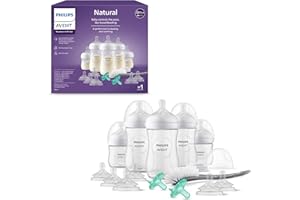 Philips Avent Natural Baby Bottle Newborn Baby Gift Set, SCD838/31