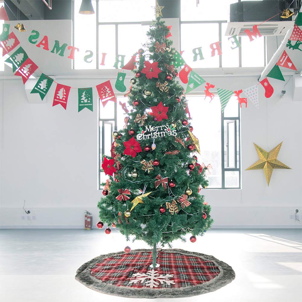 Airich Peluche Jupe Arbre De Noel Blanche Fausse Fourrure Jupe Sapin De Noel Jupe Darbre De Noel Tapis Couvre Pied Sapin Noel Blanc Decorations De Noel Decorations De Saison Noel Dwteam In
