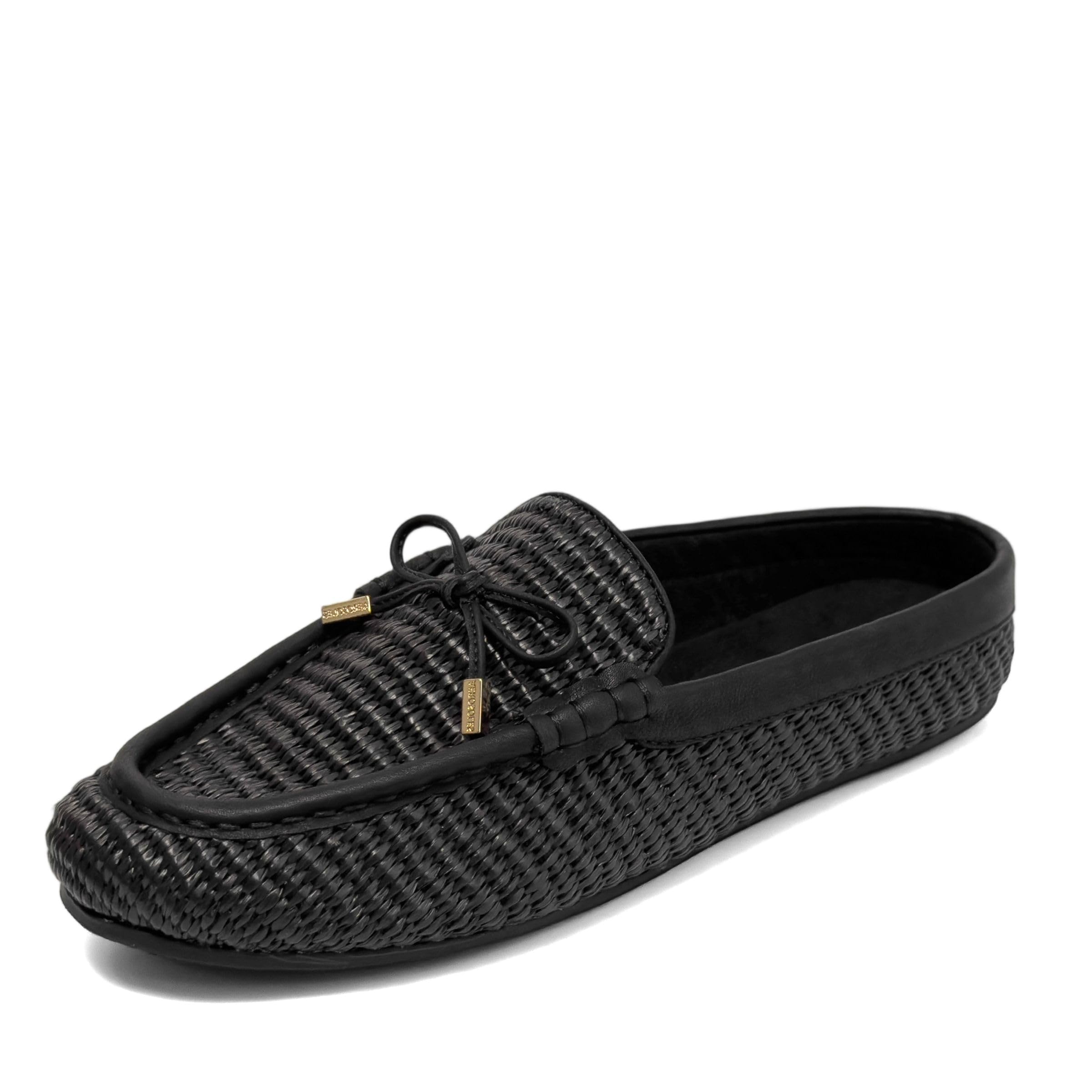 Aerosoles Women’s Daffodil Mule, Black Basket Raffia, 10M