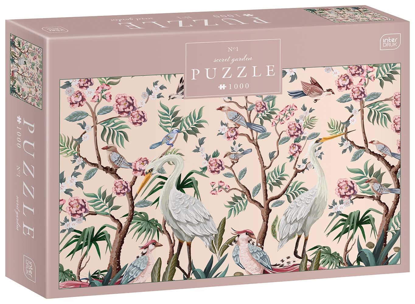 Puzzle 1000 for Adults - Interdruk - Secret Garden no. 1, 67x48 cm