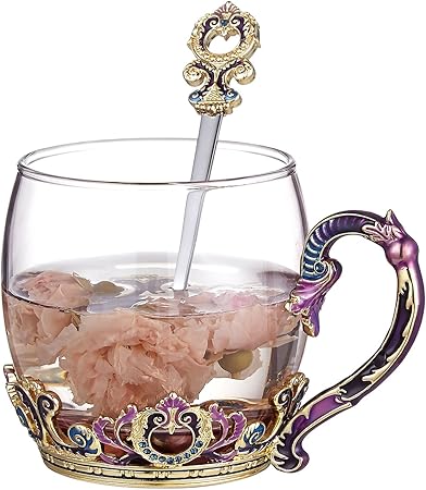 Verre Mug à Café Tasse à Thé Verre Cristal Sans Plomb