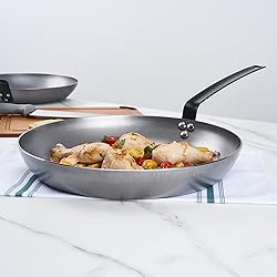 Restaurantware Met Lux 14 Inch Fry Pans, 6 No-Stick