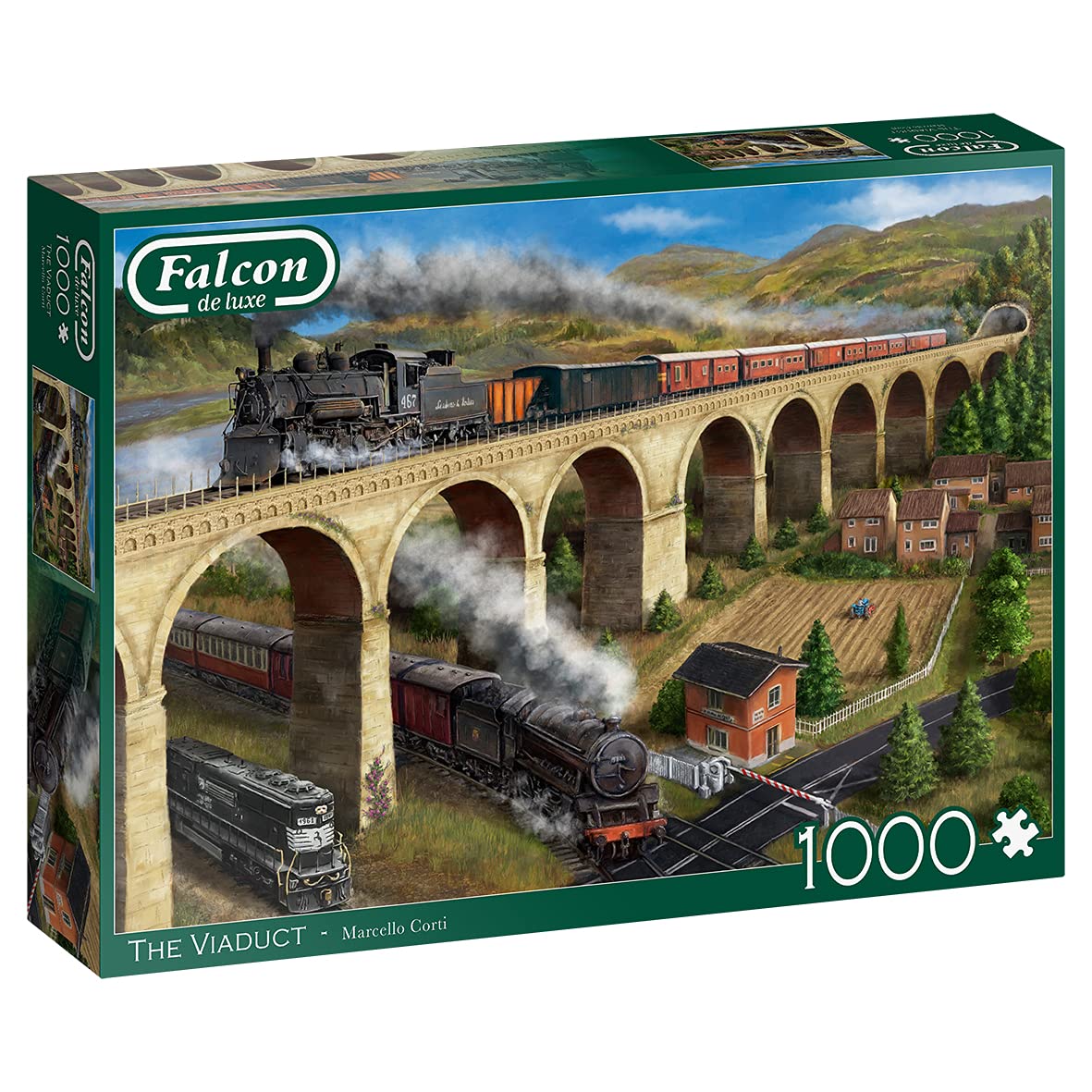 Jumbo, Falcon de luxe - The Viaduct, Jigsaw Puzzles for Adults, 1,000 piece