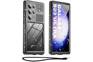 Haireca for Samsung Galaxy S23 Ultra Waterproof Case, [IP68 Water proof] [Built-in Screen Protector] [10FT Shockproof], Heavy