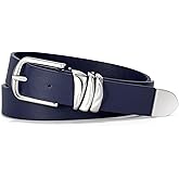 VONMELLI Women's Belt for Jeans Dress Leather Belt for Women Fashion Waist Ladies Belt with Silver Buckle