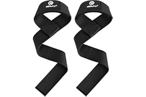 NEALFIT Lifting Straps for Weightlifting, Wrist Straps for Weightlifting, Deadlifts, Bodybuilding, Strength Training, Weight 