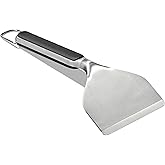 OXO Outdoor Griddle Scraper | Stainless Steel Blade, Non-Slip Grip, Clean and Cook on Flat-Top Grills and Griddles