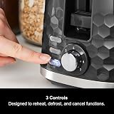 Morphy Richards Hive 2 Slice Toaster Black 850W Variable Browning view 4