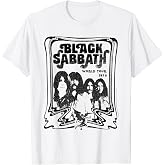Black Sabbath Official World Tour 78 B&amp;W T-Shirt