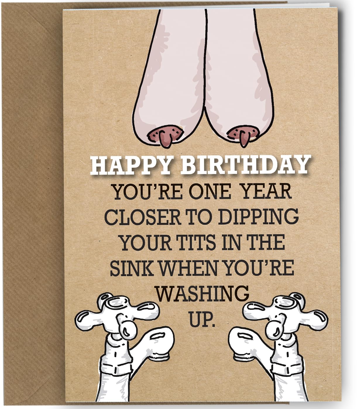 Rude Funny BIRTHDAY CARD Greetings Card/Comedy/Humour/Wife/Mum/Gran/Friend/Auntie/Girlfriend #243