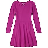 The Children's Place Girls Printed Skater Dress, Long Sleeve