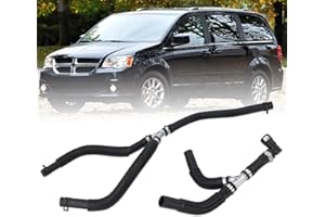 Lqito Aluminum HVAC Heater Hose Assembly Compatible With 2011-2019 Dodge Grand Caravan,2011-2016 Chrysler Town & Country 3.6L