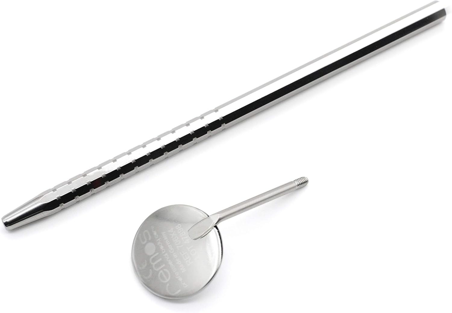 REMOS Dental Mirror Without Magnification Made of Stainless Steel - Image 5