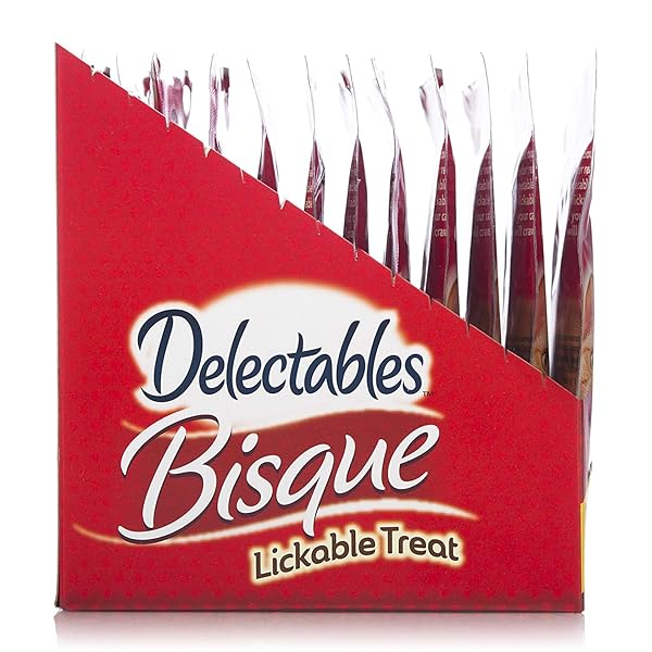 HARTZ DELECTABLES BISQUE TUNA & VEGGIE LICKABLE CAT TREAT, 12 COUNT