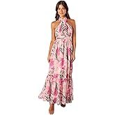 Petal & Pup Womens Lennon Halterneck Maxi Dress