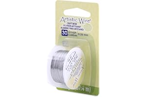 Artistic Wire, 30 Gauge Stainless Steel Craft Wire, 30 yd