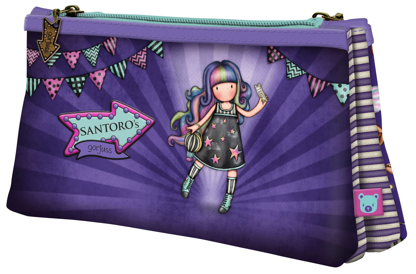 Santoro Gorjuss - Double Pencil Case - Up and Away
