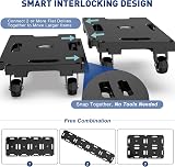 Ronlap Furniture Moving Dolly 4 Wheels 150 kg Capacity 4 Pack Black view 4