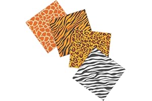 Jungle Safari Animal Print Napkins - Paper Napkins for Safari Themed Party & Events, 3 Ply 48 Pack