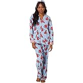 PJ Salvage womens Flannel Pajama Set With Headband