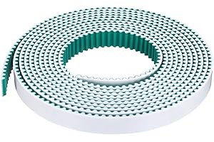 uxcell S5M Open Ended Timing Belt, 15mm Width x 4 Meter Length, 5mm Pitch Length, Steel Wires Inside Synchronous Belt and Wra