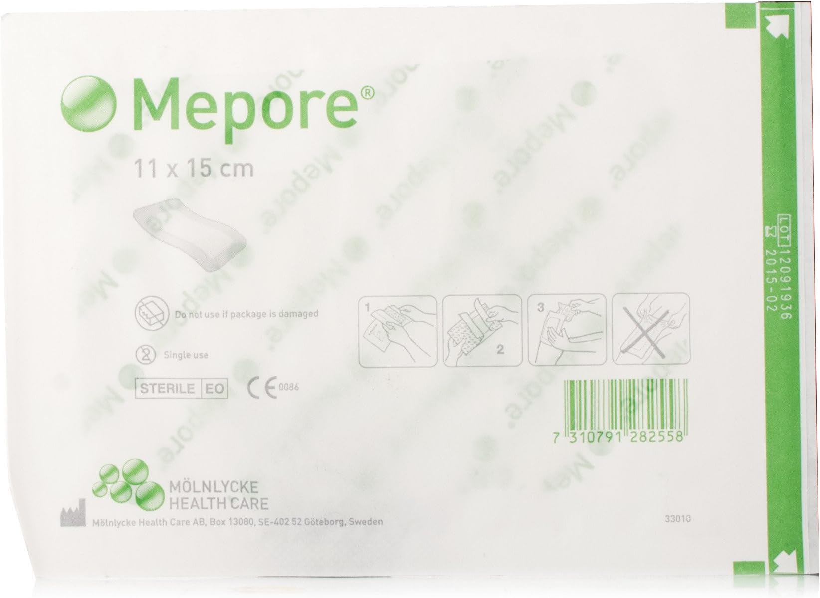 Mepore Self-Adhesive Dressing 11x15cm - 1 Dressing