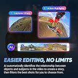 Insta360 X4 8K Waterproof 360 Action Camera 4K Wide Angle Invisible Stick 135 view 8