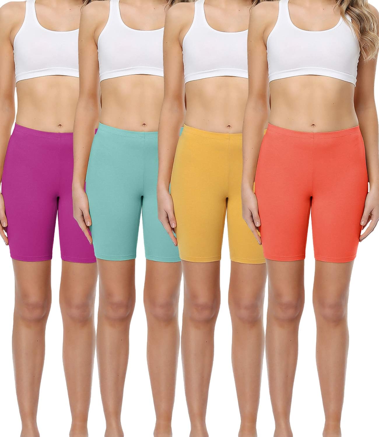 Buy wirarpa Women's Cotton Underwear Boy Shorts Under Dresses Long Leg