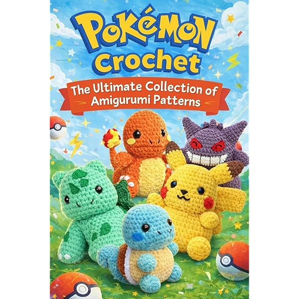 Pokémon Crochet Squares: Bring Pikachu and friends to life with over 30  cute Pokémon granny squares
